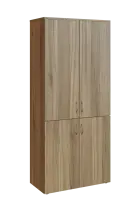 N 5 - 84D kancelářská skříň, 4-dveřová, 1800x800x400, ořech světlý